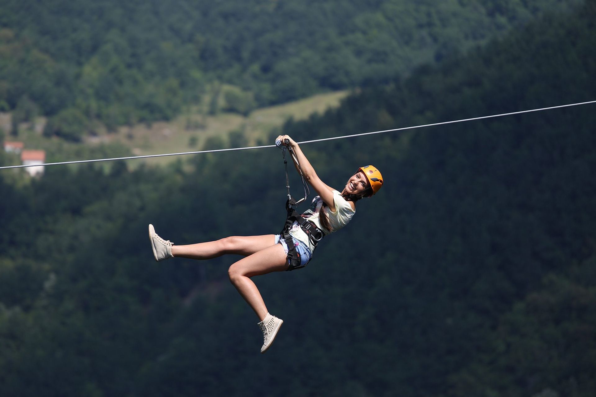 Fly over the deepest canyon in Europe