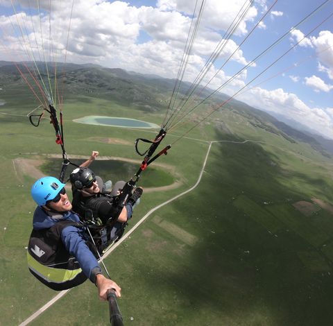 Winch Tandem Paragliding 2